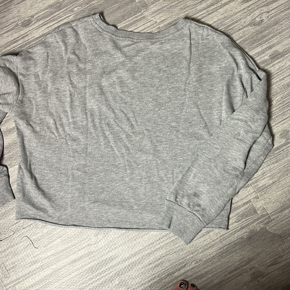 Vintage Look Cropped Crew Neck Coke Sweatshirt Size Large - Picture 5 of 5